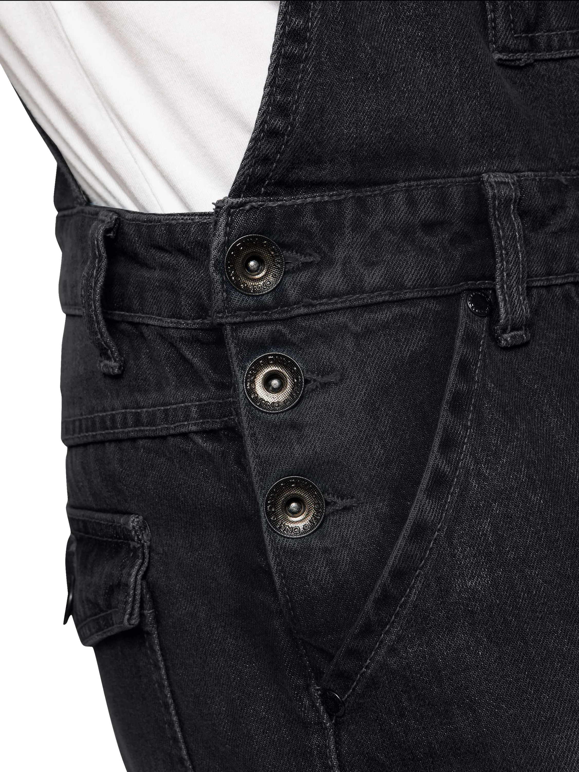 Mens Fashionable Denim Overall Dungarees  | Enzo Designer Menswear