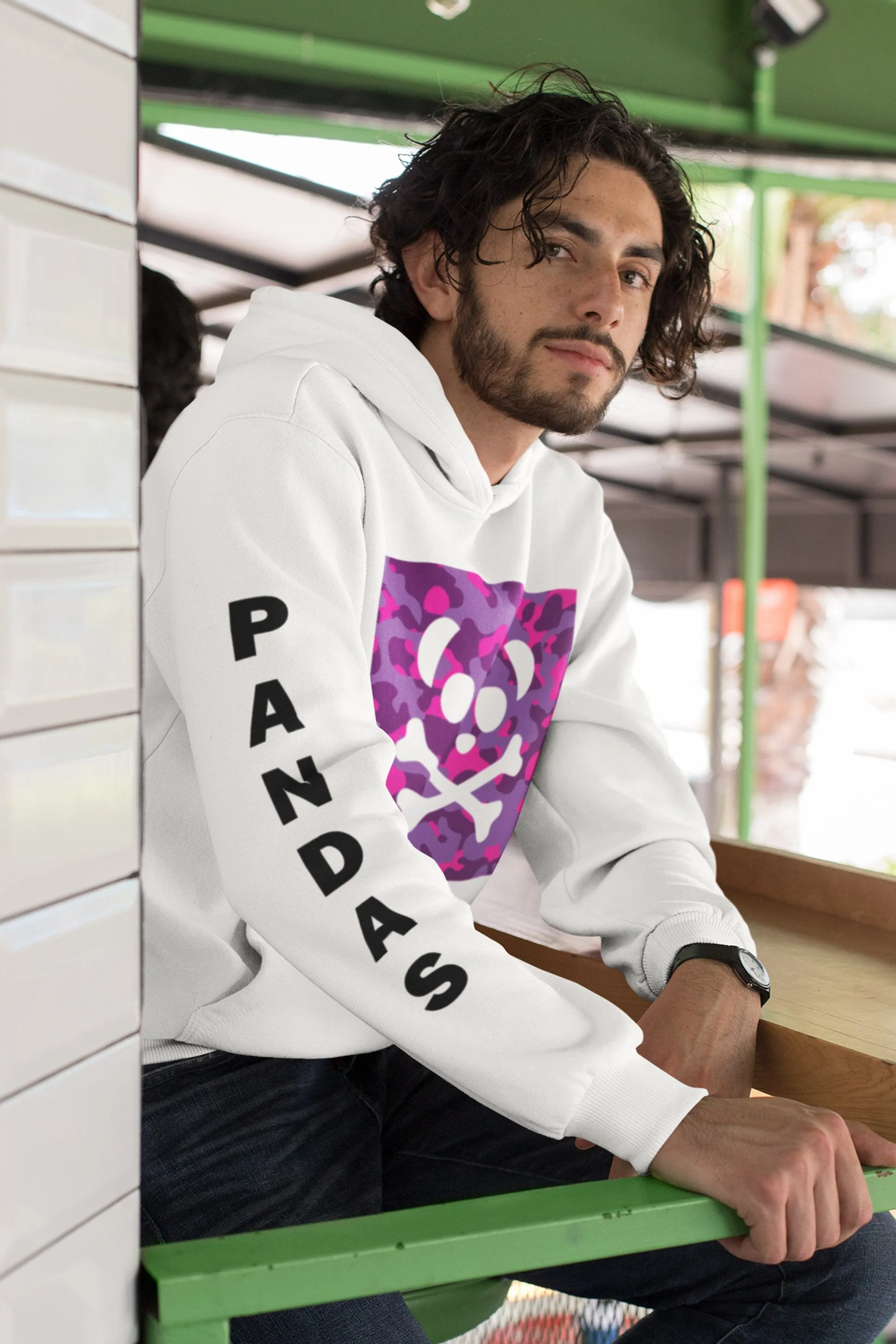 Men's Toxic Pandas Premium Camo Hoodie