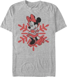 Minnie Mouse Snowflake Disney T-Shirt