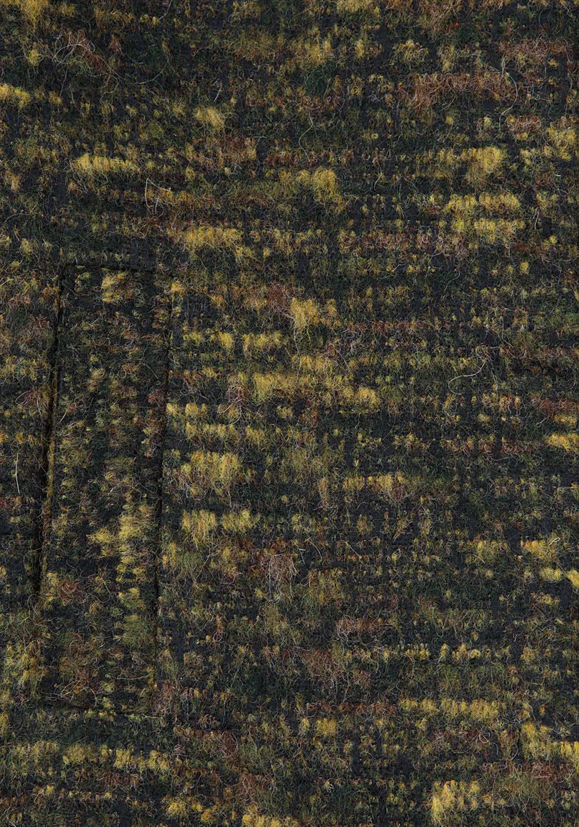 Mohair Tweed 3/4 Coat