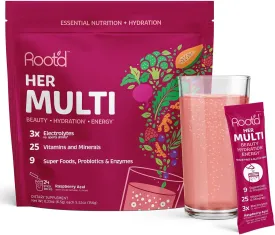 Multivitamin Powder for Women | 25 Vitamins, 3X Electrolytes, 24 Packets