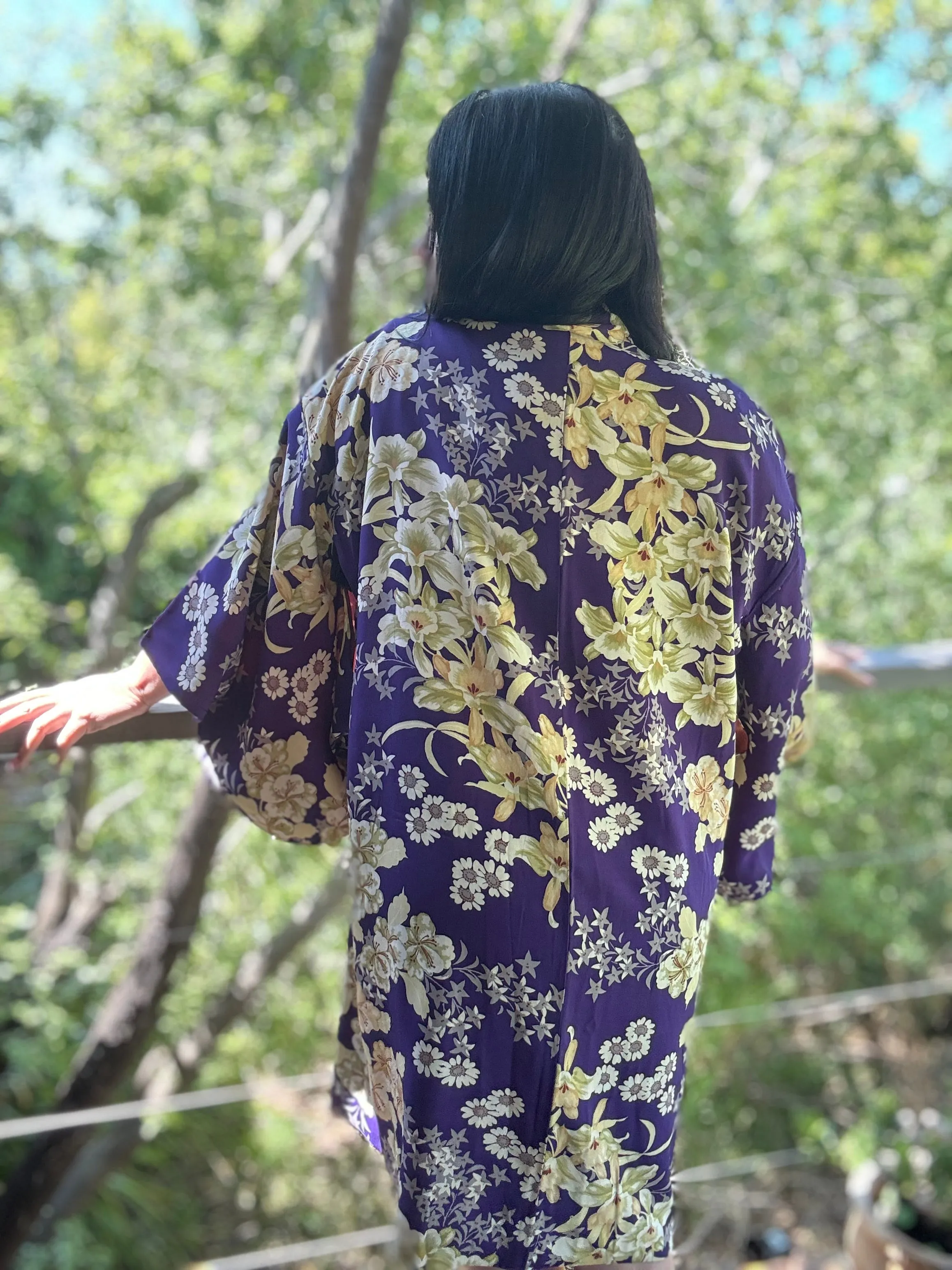 Murasaki Floral Haori