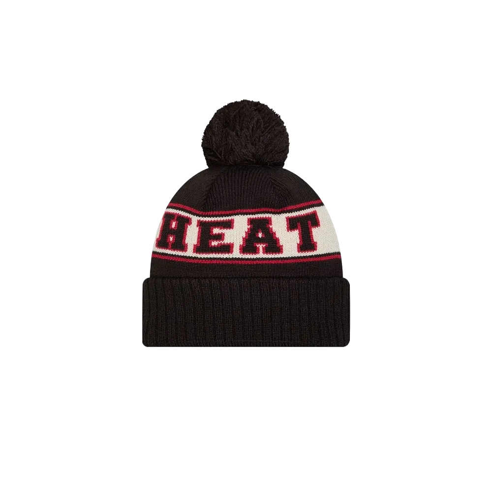 New Era Miami HEAT Retro Wordmark Knit