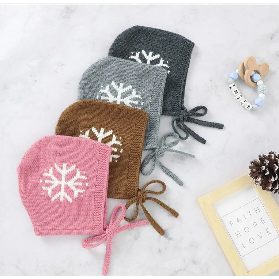 Newborn Warm Snowflake Bonnet