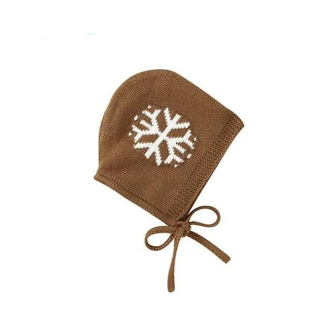 Newborn Warm Snowflake Bonnet