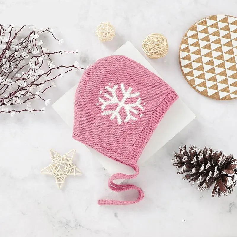 Newborn Warm Snowflake Bonnet