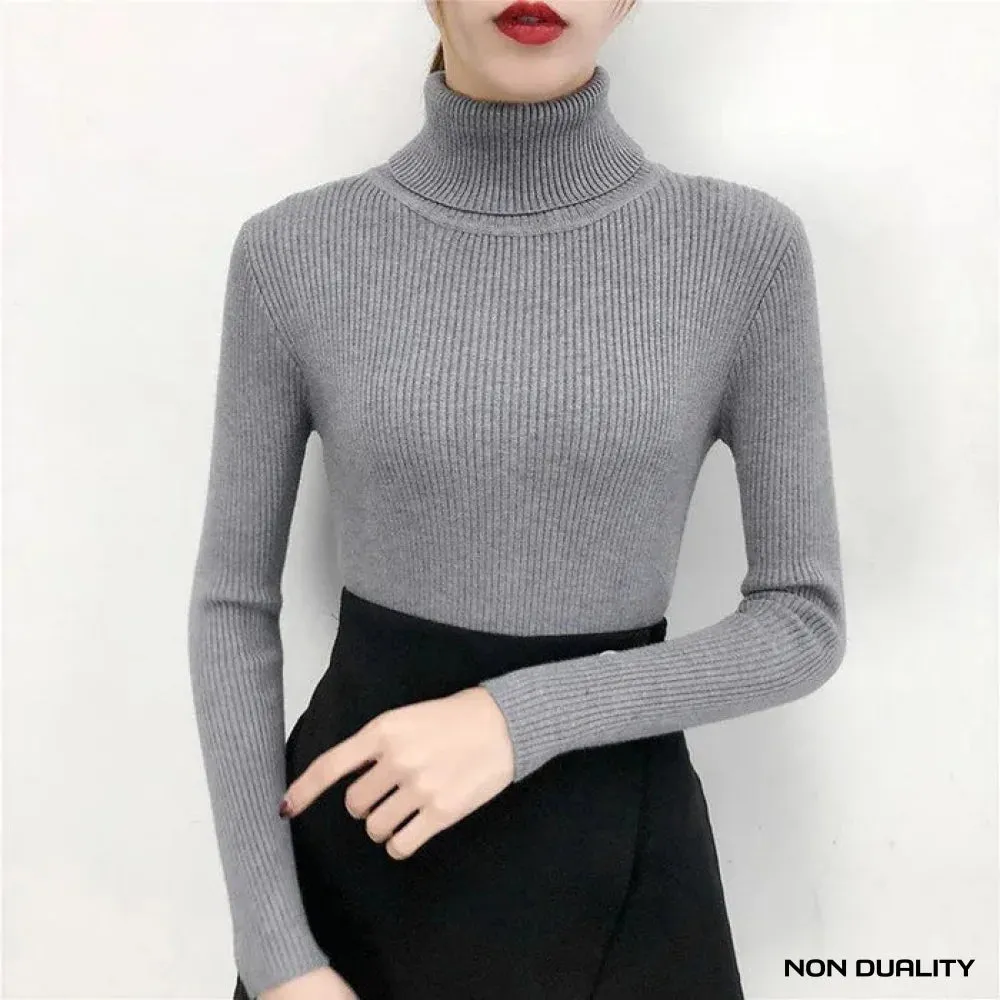 Non Duality | Classic Ribbed Turtleneck Fit