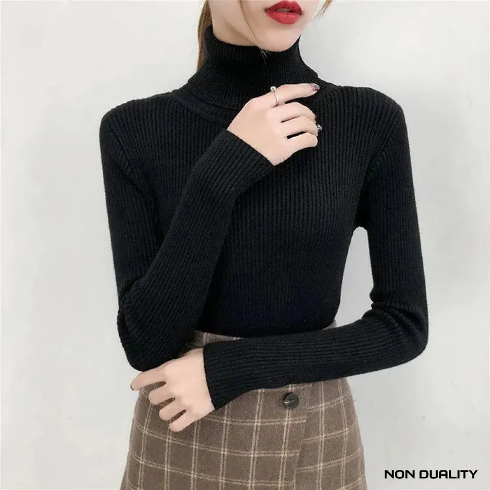 Non Duality | Classic Ribbed Turtleneck Fit