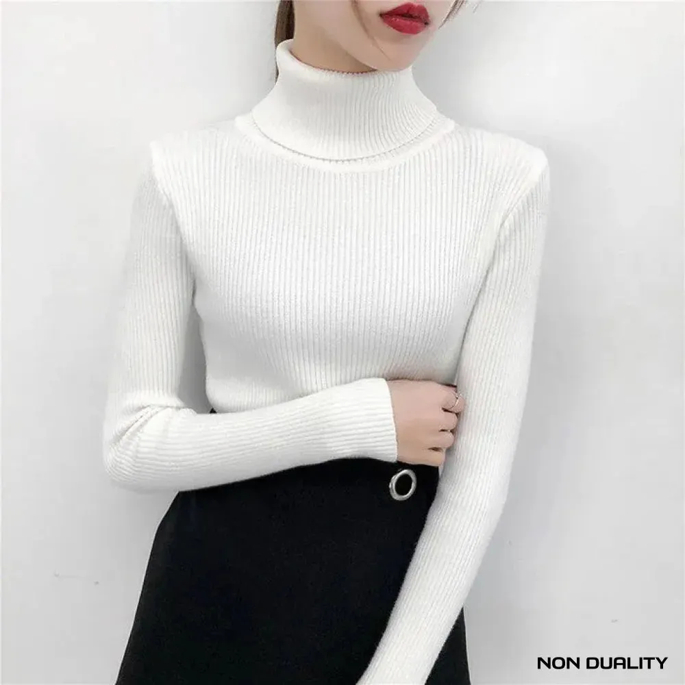 Non Duality | Classic Ribbed Turtleneck Fit