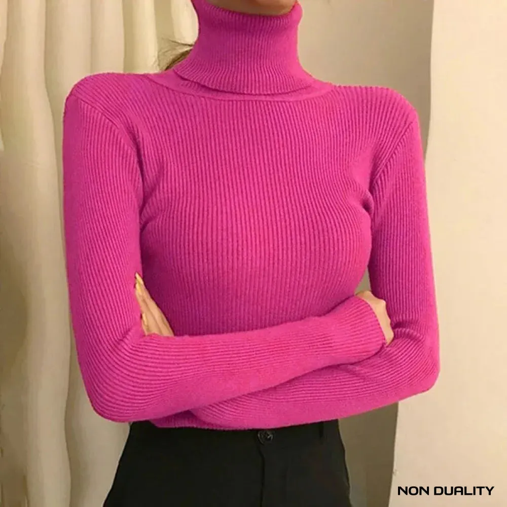 Non Duality | Classic Ribbed Turtleneck Fit