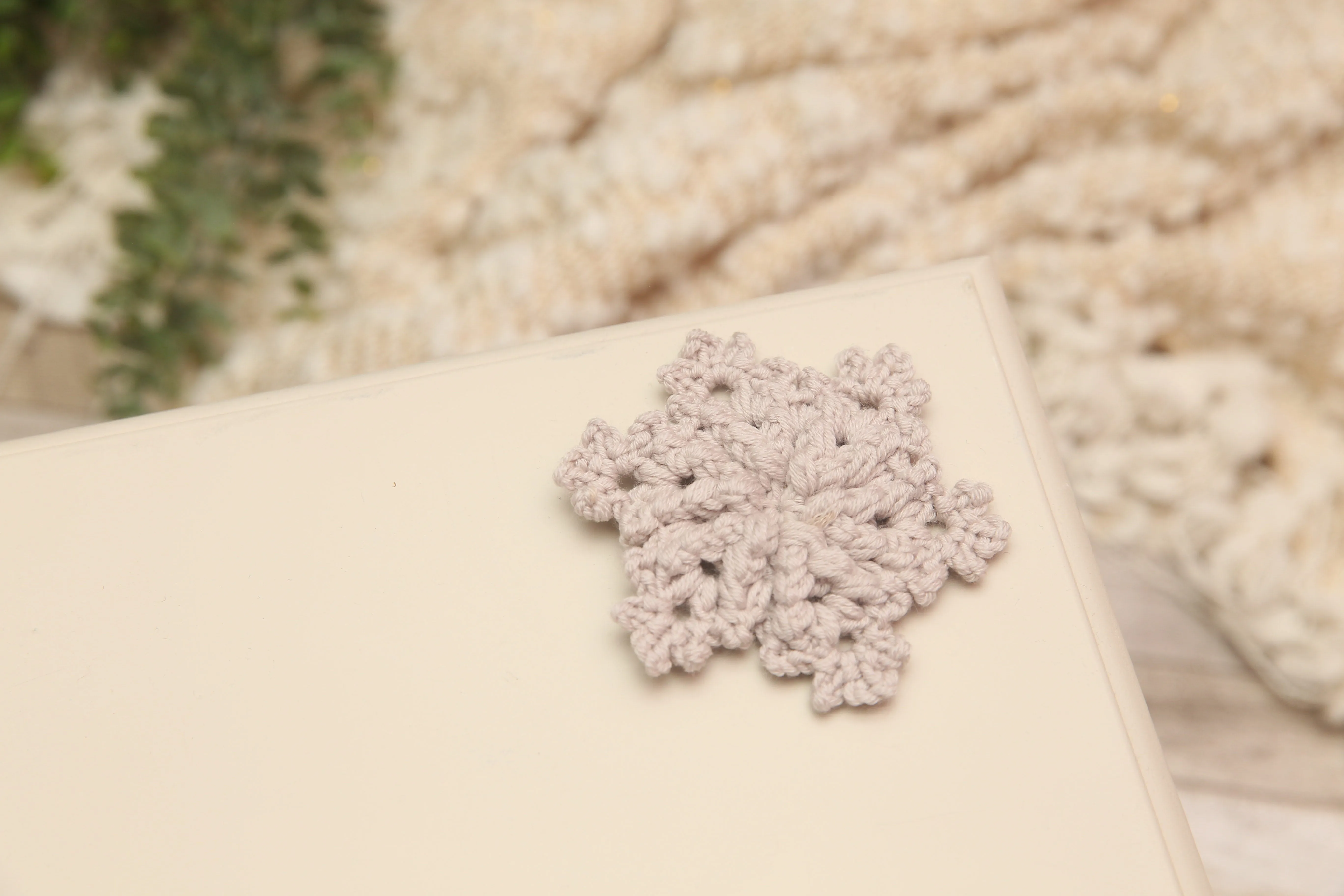 NON-PROP Snowflake Decoration; Grey; Ready to Ship