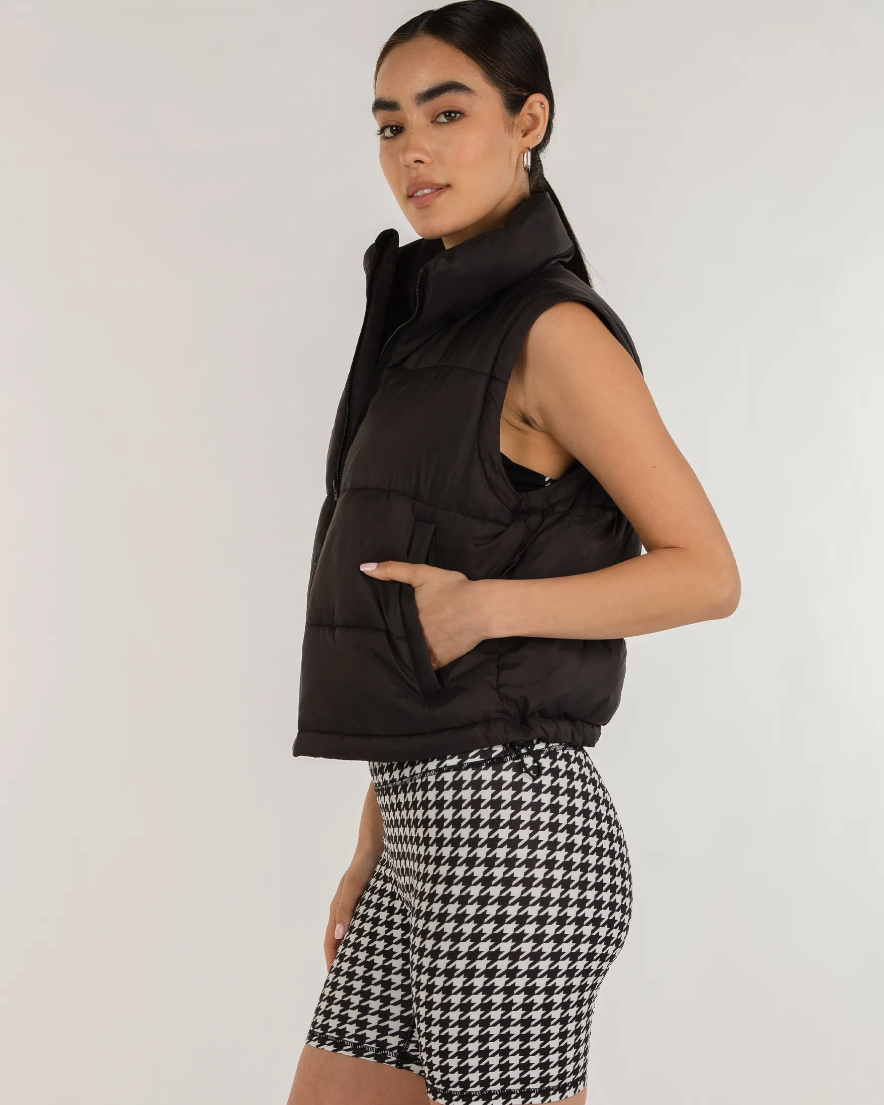 On The Go Puffer Convertible Jacket Vest