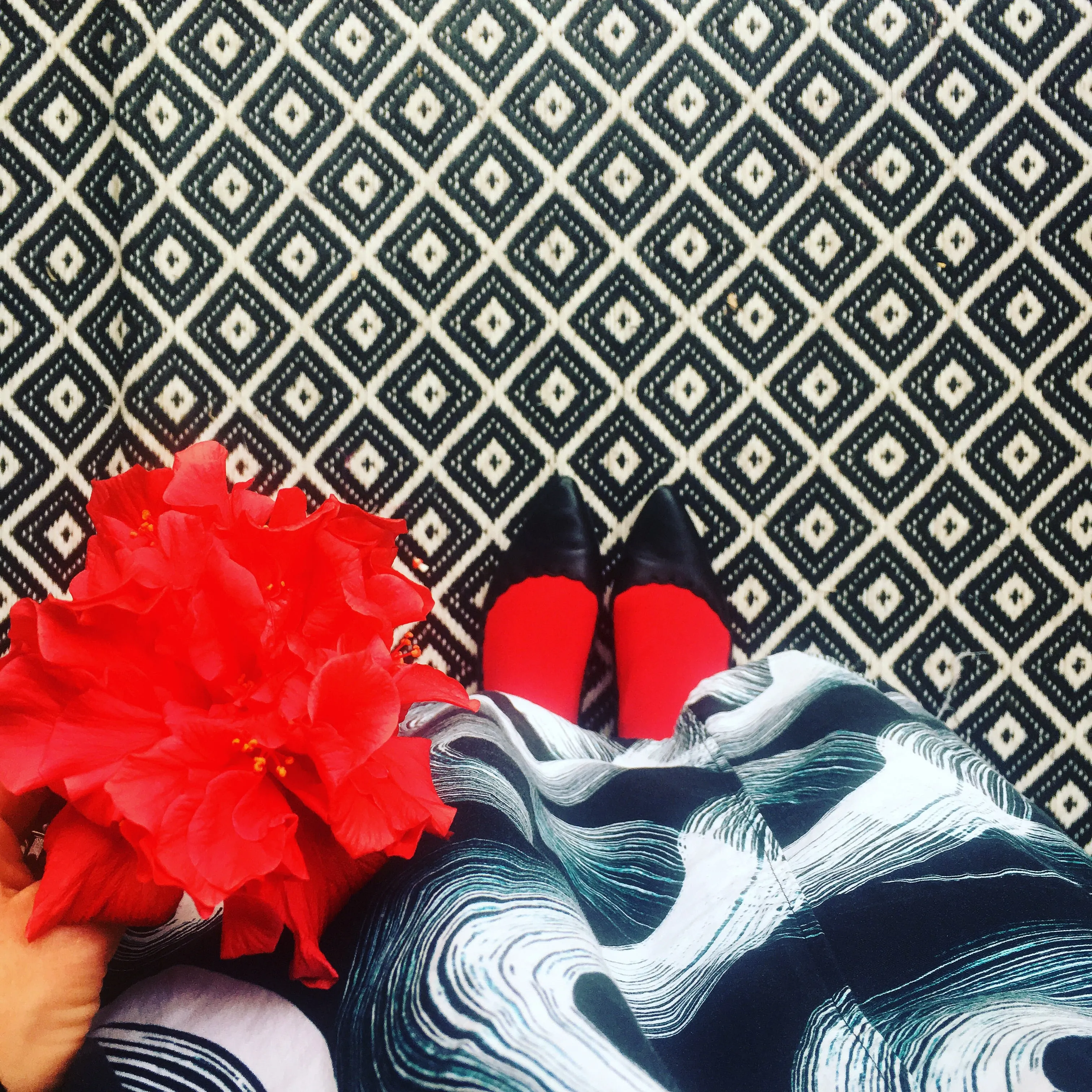 Opaque Tights - Red