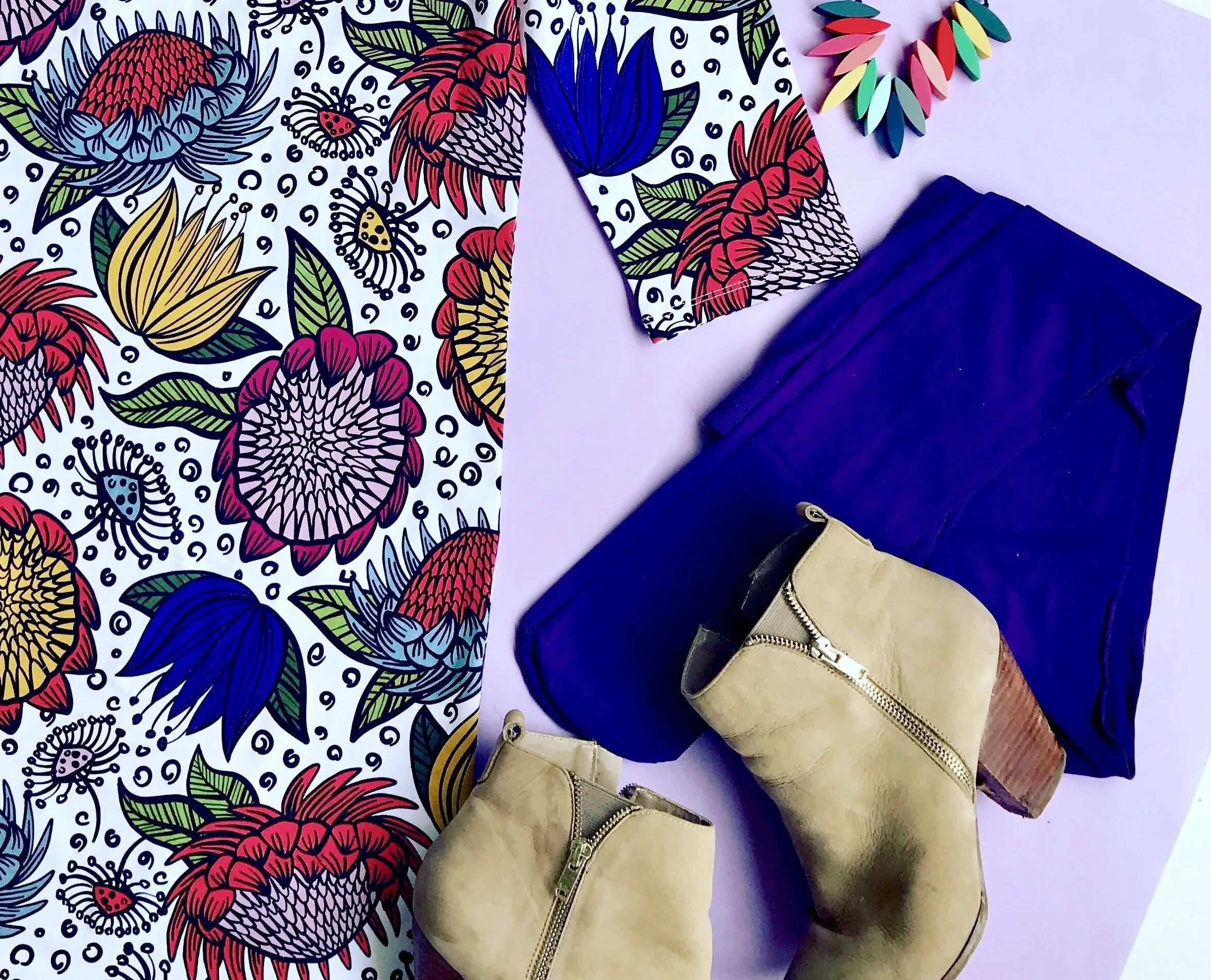 Opaque Tights - Violet