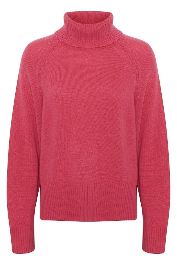 Part Two LindiPW Knitted Pullover in Holly Berry