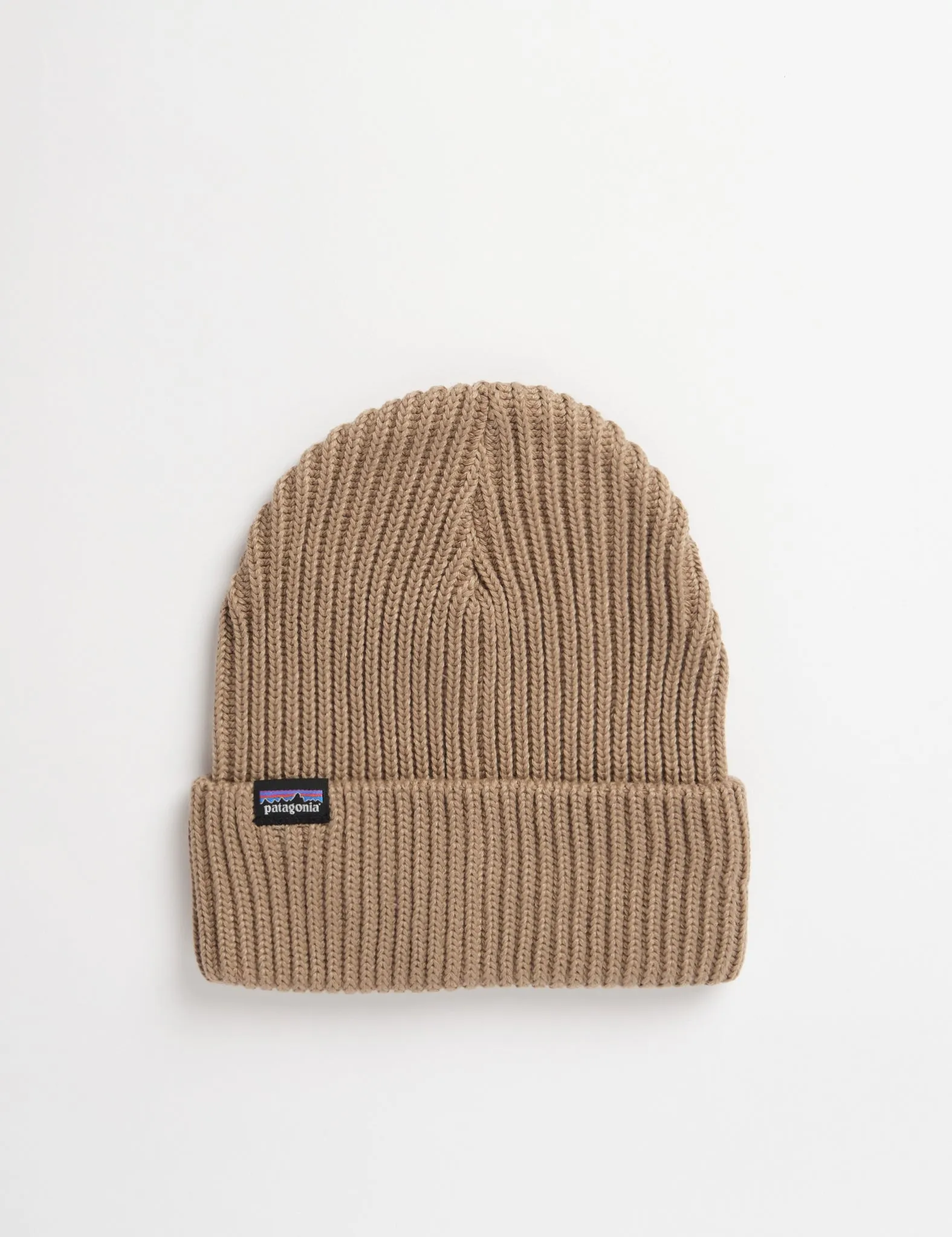 Patagonia Fishermans Rolled Beanie Hat - Ash Tan