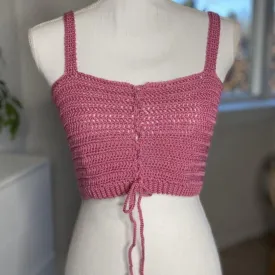 PATTERN: Crochet Little Pink Crop Top