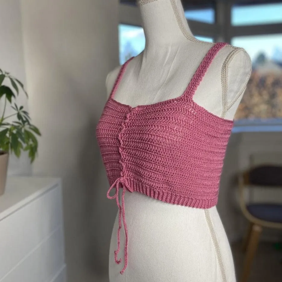 PATTERN: Crochet Little Pink Crop Top