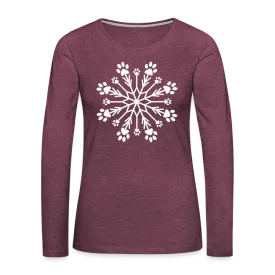 Paw Snowflake Premium Long Sleeve T-Shirt