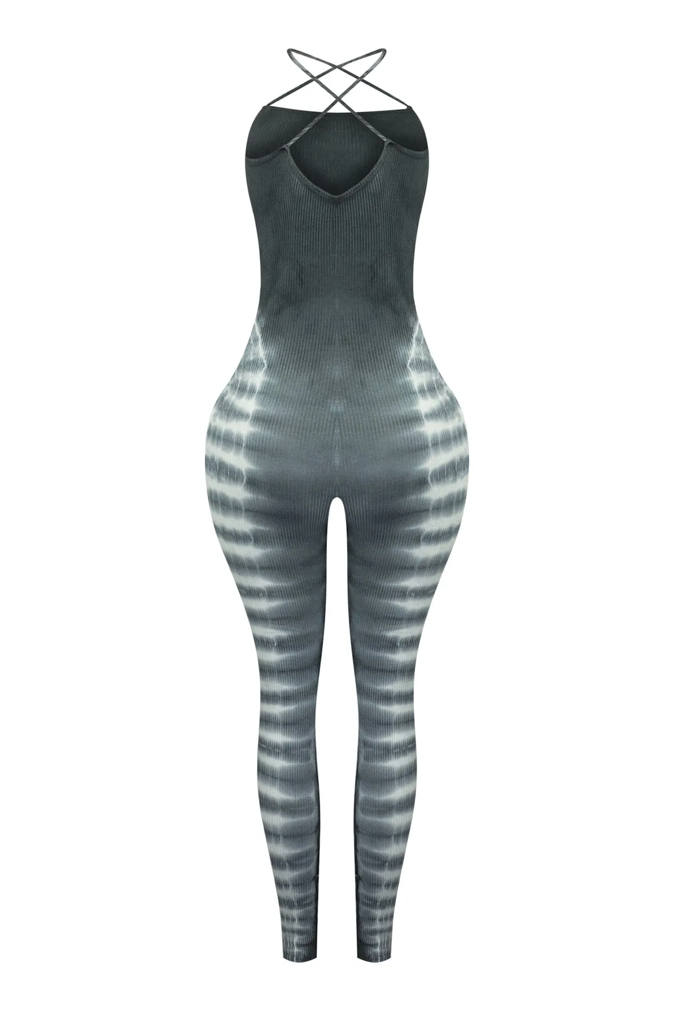 Please Me Tie Dye Tank Jumpsuit