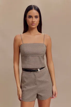 Radley Tailored Short - Tan Check