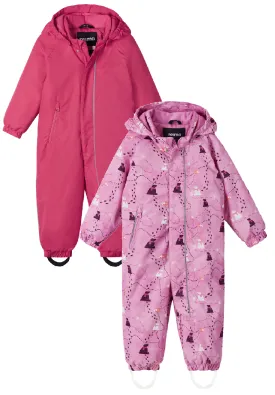 REIMA TEC Winteroverall/Skianzug AKTIONSFARBEN<br>Puhuri <br>Gr. 74, 92<br> Po-Bereich extra dick isoliert<br> abnehmbare Fuss-Schlaufen<br> WS 10'000 mm<br> KEIN UMTAUSCH