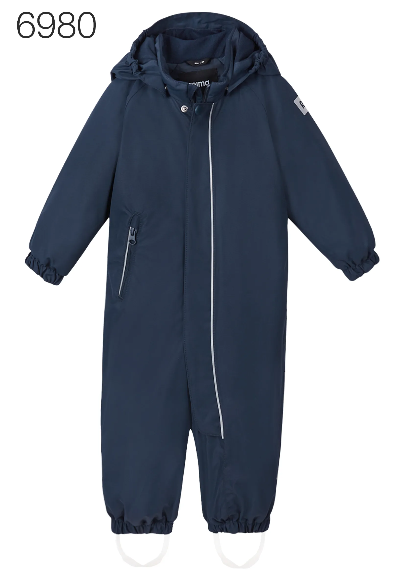 REIMA TEC Winteroverall/Skianzug<br> Puhuri <br>Gr. 74 bis 98 <br> Po-Bereich extra dick isoliert<br> abnehmbare Fuss-Schlaufen<br> WS 10'000 mm