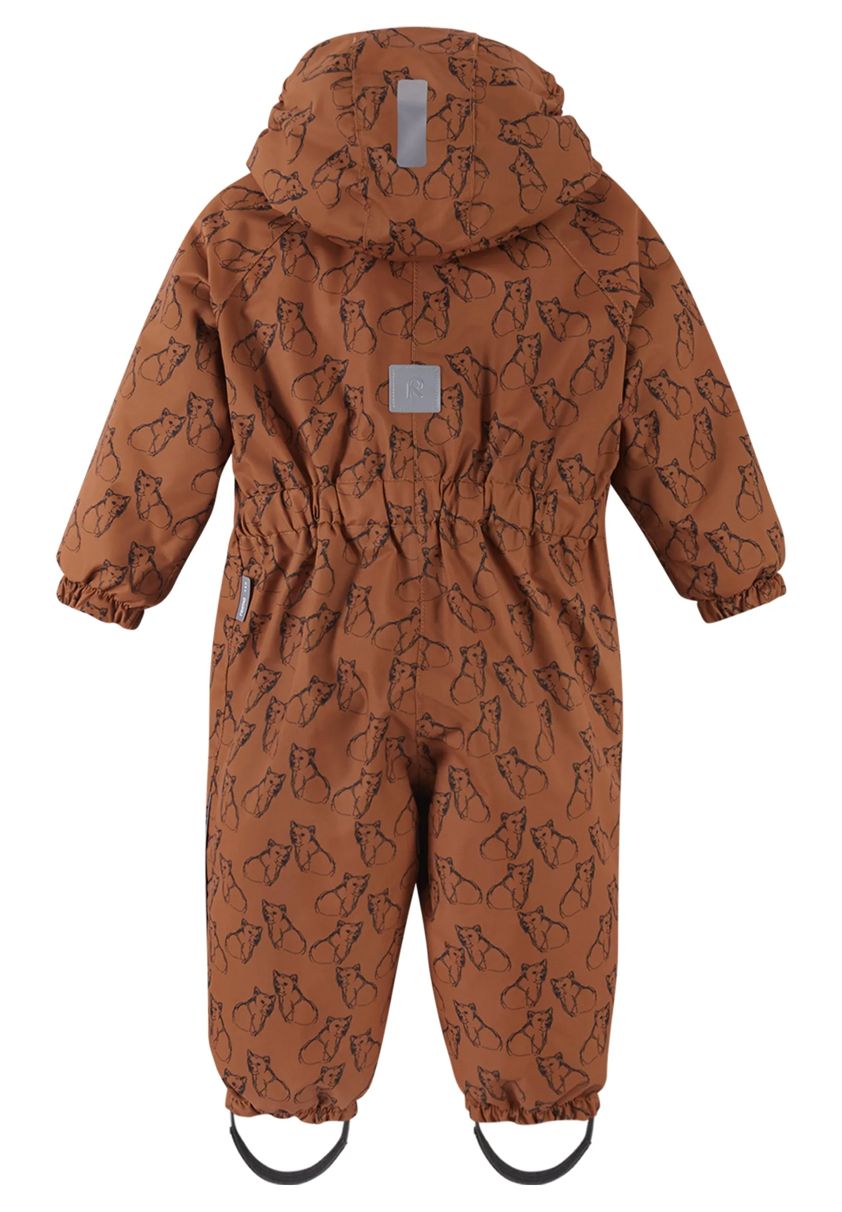 REIMA TEC Winteroverall/Skianzug<br> Puhuri <br>Gr. 74 bis 98 <br> Po-Bereich extra dick isoliert<br> abnehmbare Fuss-Schlaufen<br> WS 10'000 mm