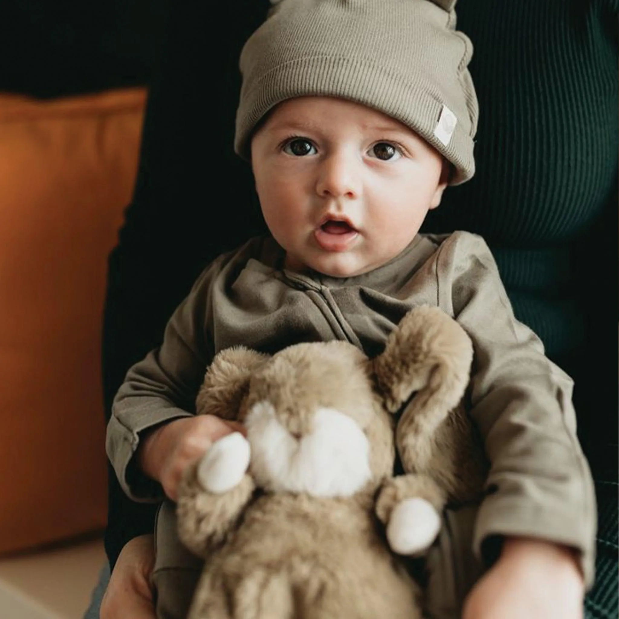 RETIRED - Organic Bunny Ears Cap - Bayleaf