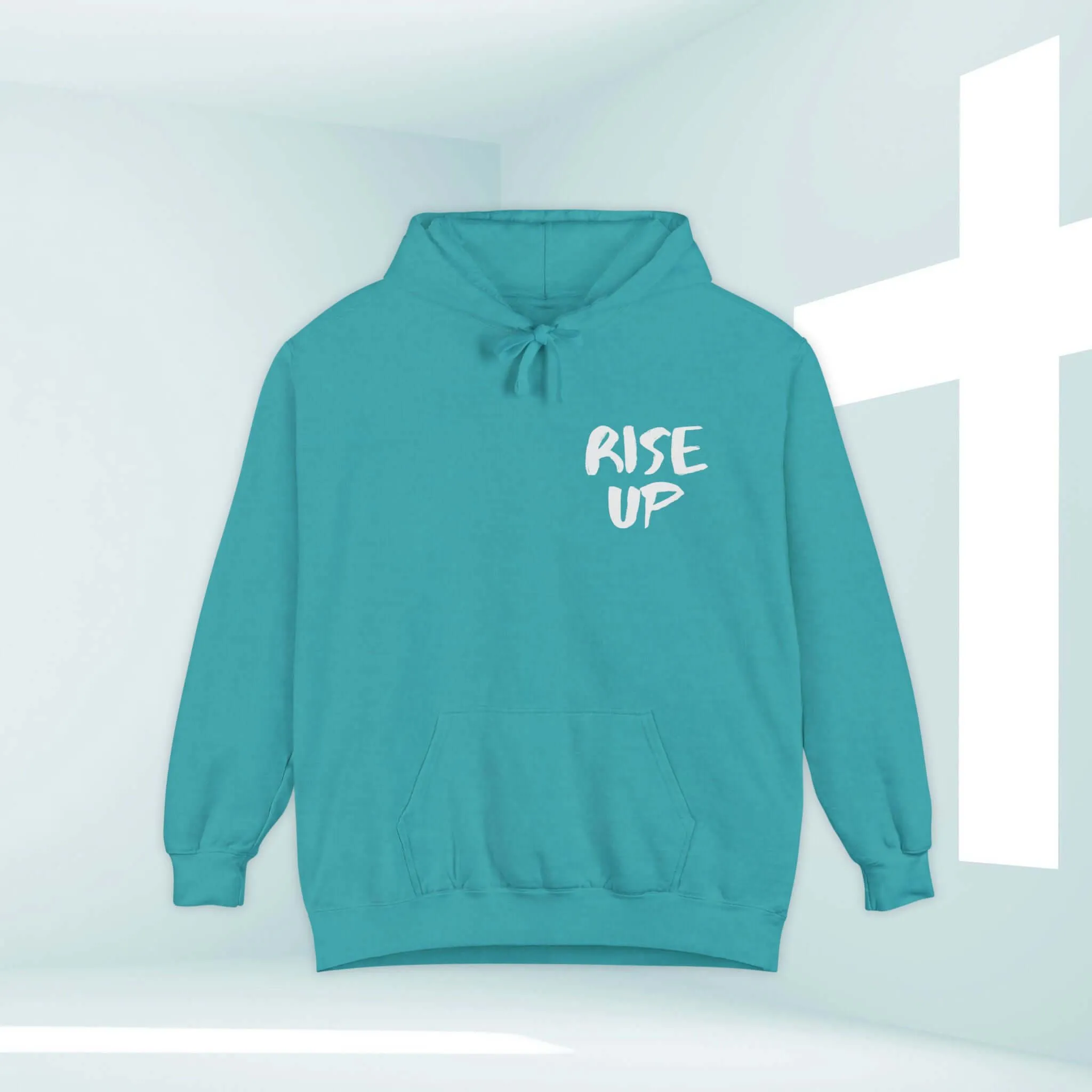 Rise Up Bible Verse Hooded Sweatshirt, Christian Hoodie Church Clothing