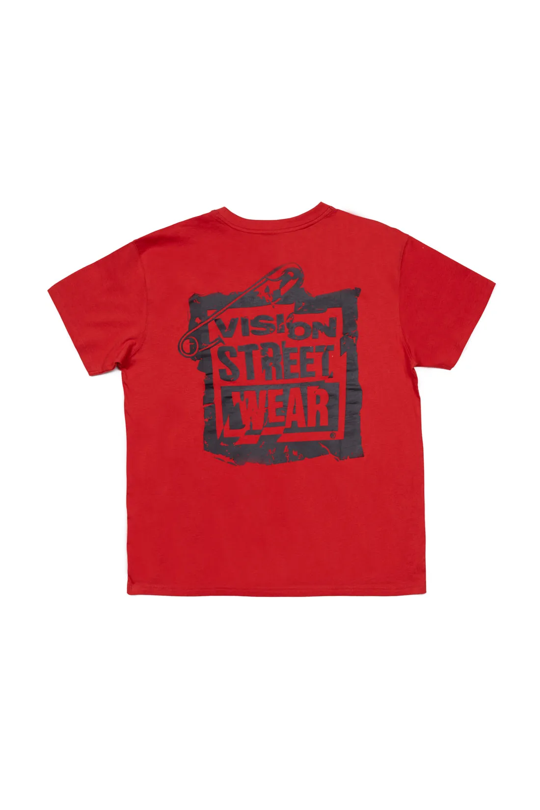 Safety Pin Logo T-Shirt - Red