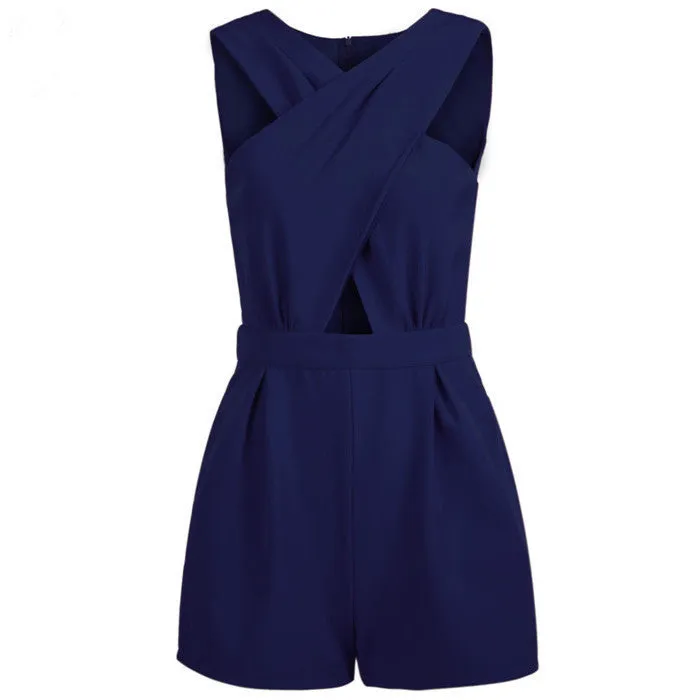 Short Wrapped Jumpsuit