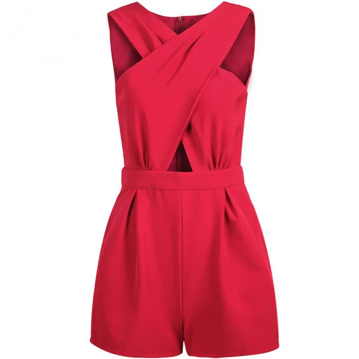 Short Wrapped Jumpsuit
