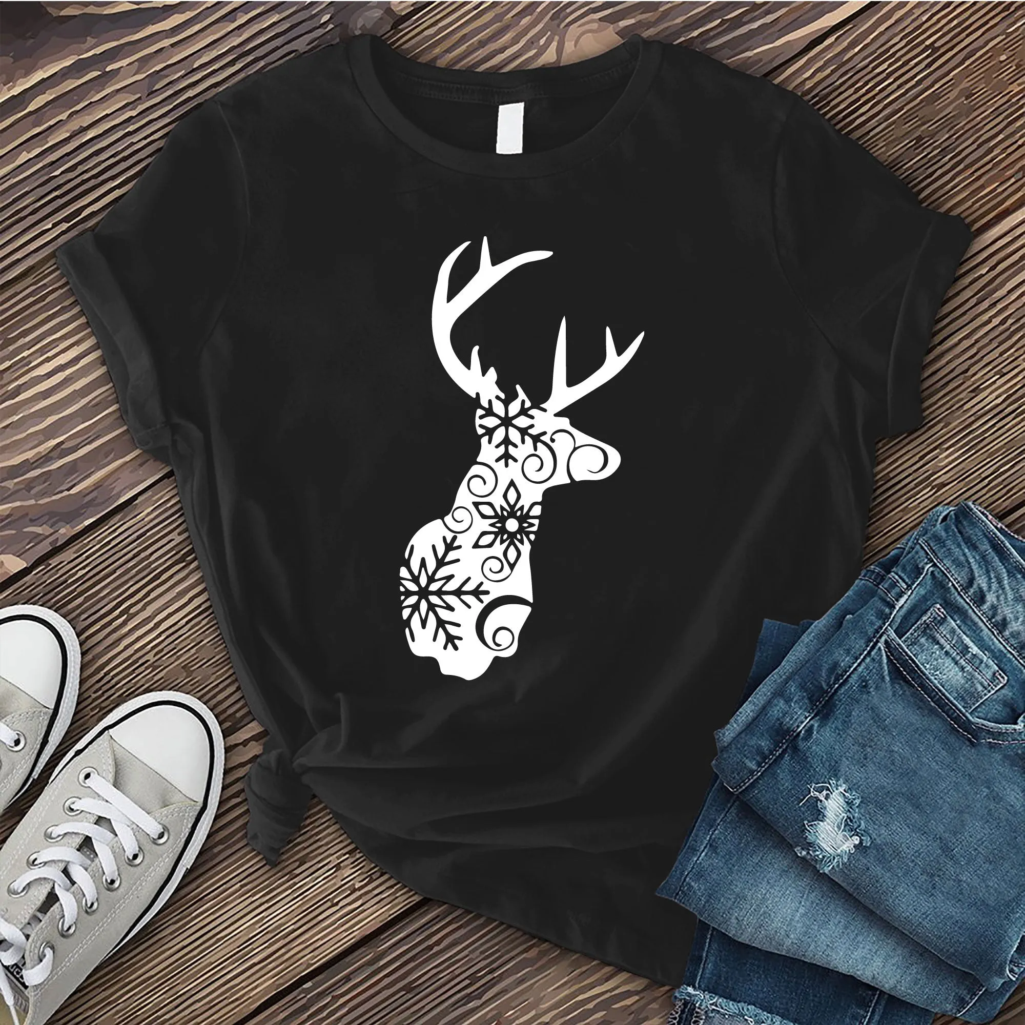 Snowflake Reindeer T-Shirt