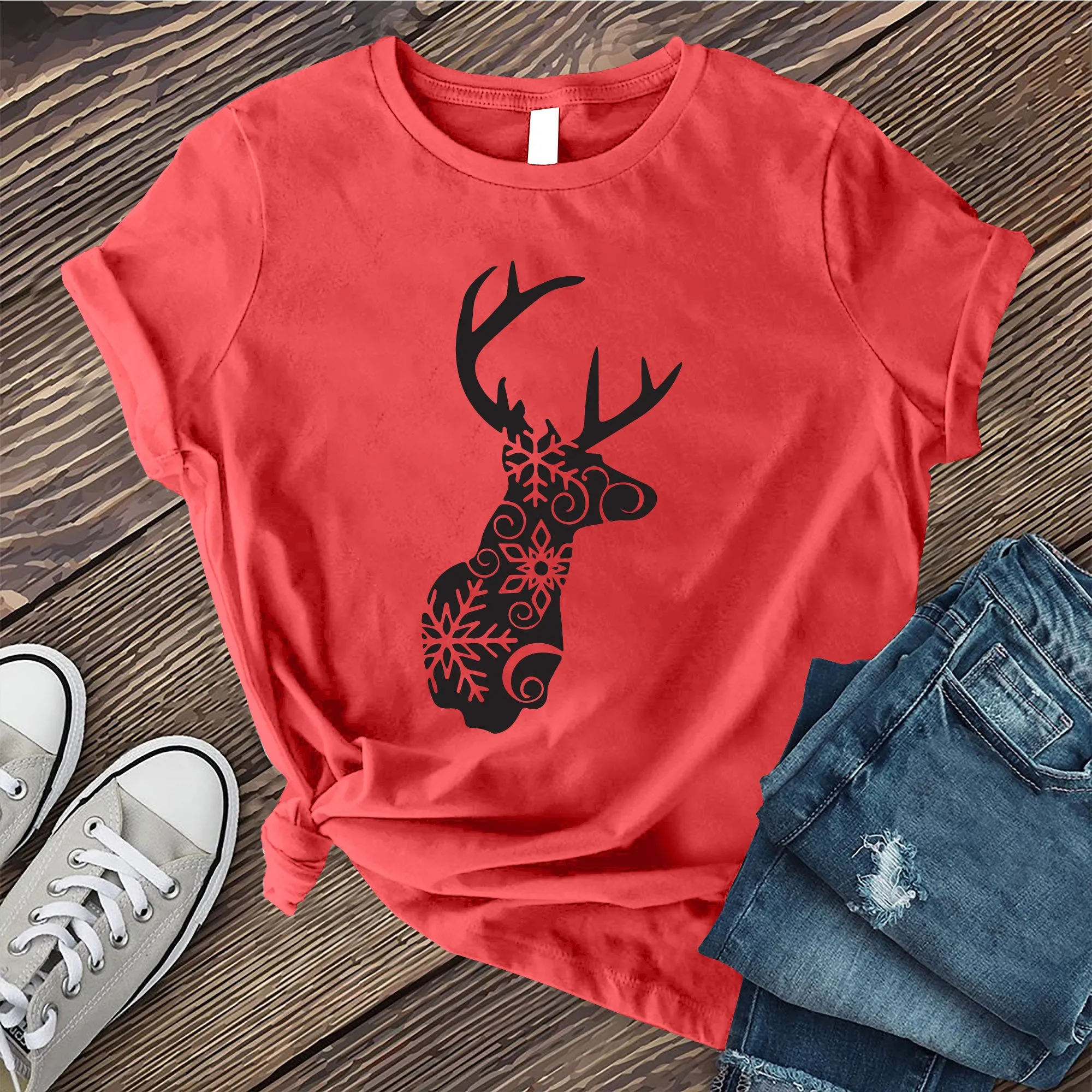 Snowflake Reindeer T-Shirt