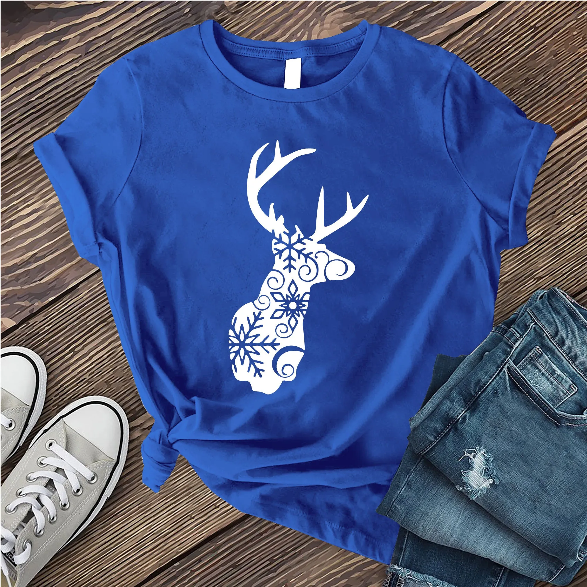 Snowflake Reindeer T-Shirt