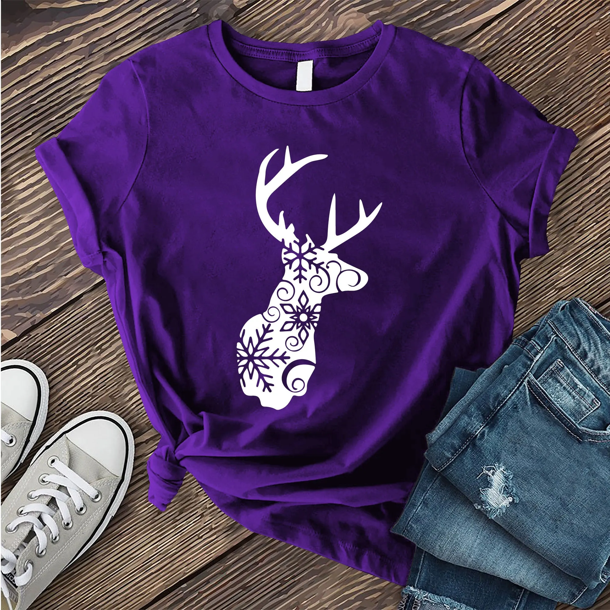 Snowflake Reindeer T-Shirt