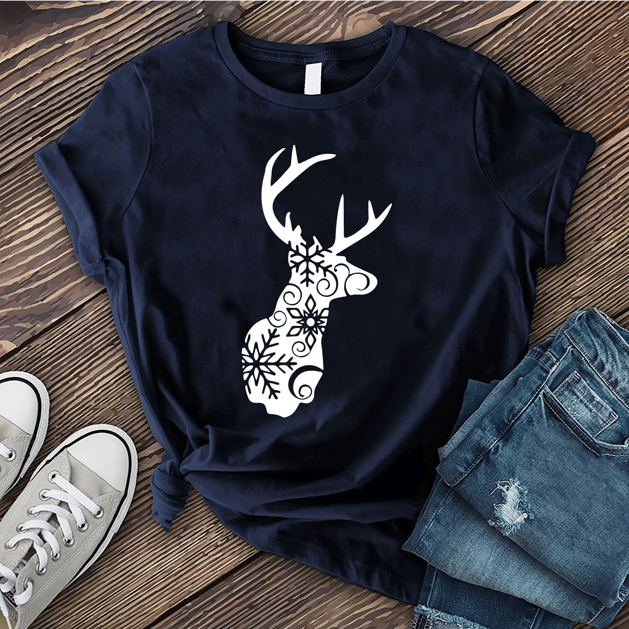 Snowflake Reindeer T-Shirt