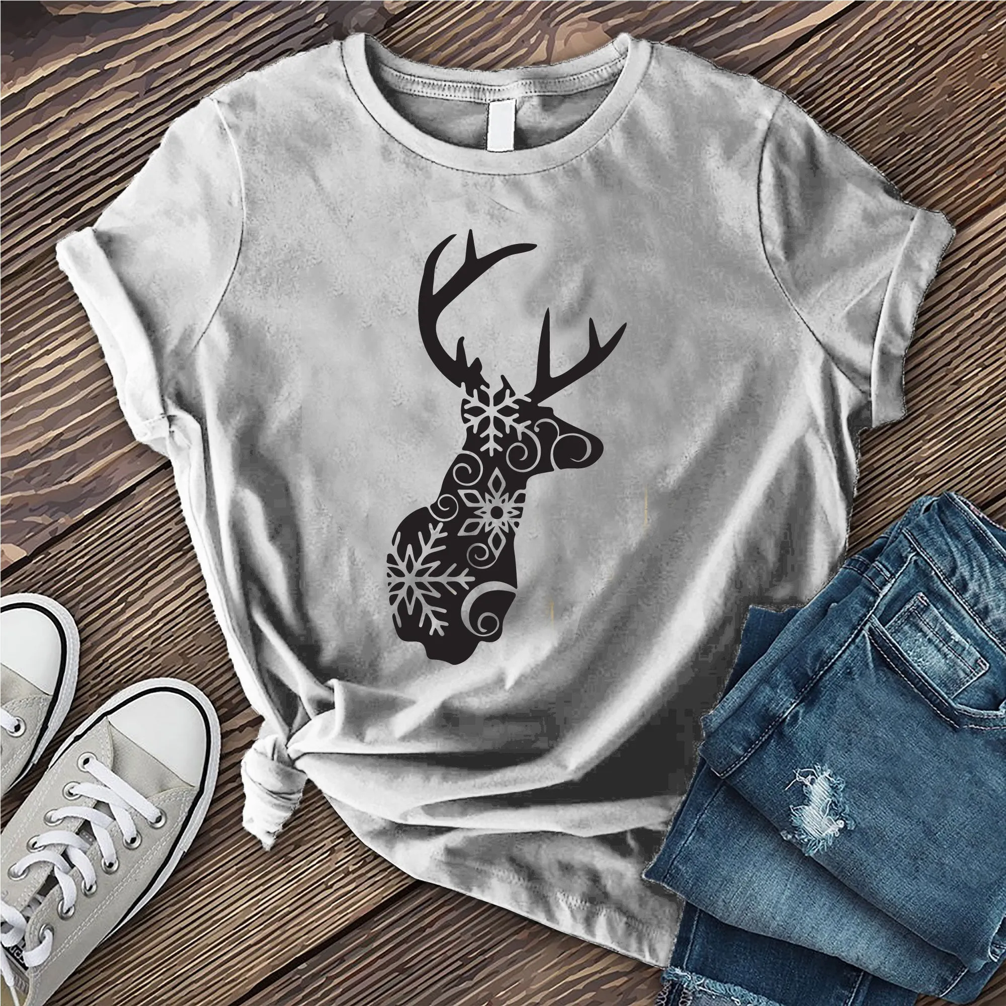 Snowflake Reindeer T-Shirt