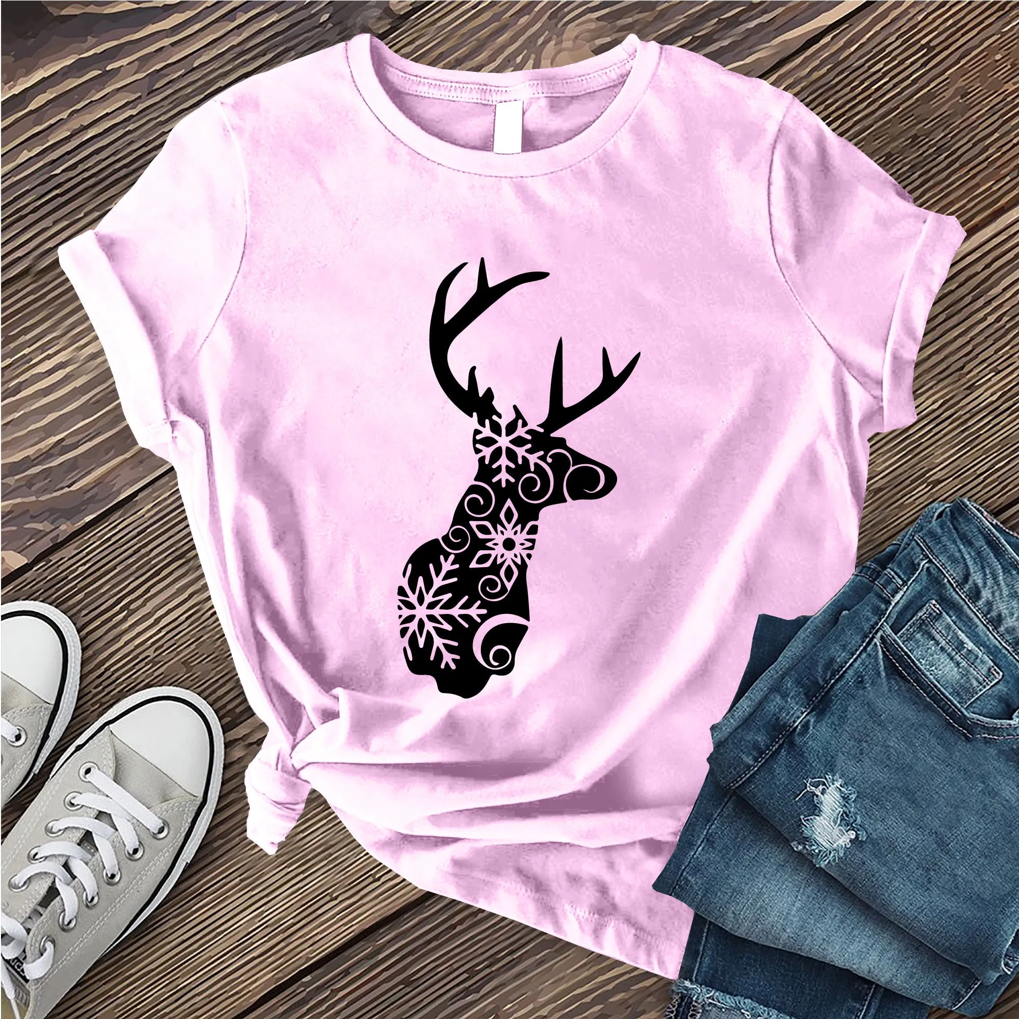 Snowflake Reindeer T-Shirt