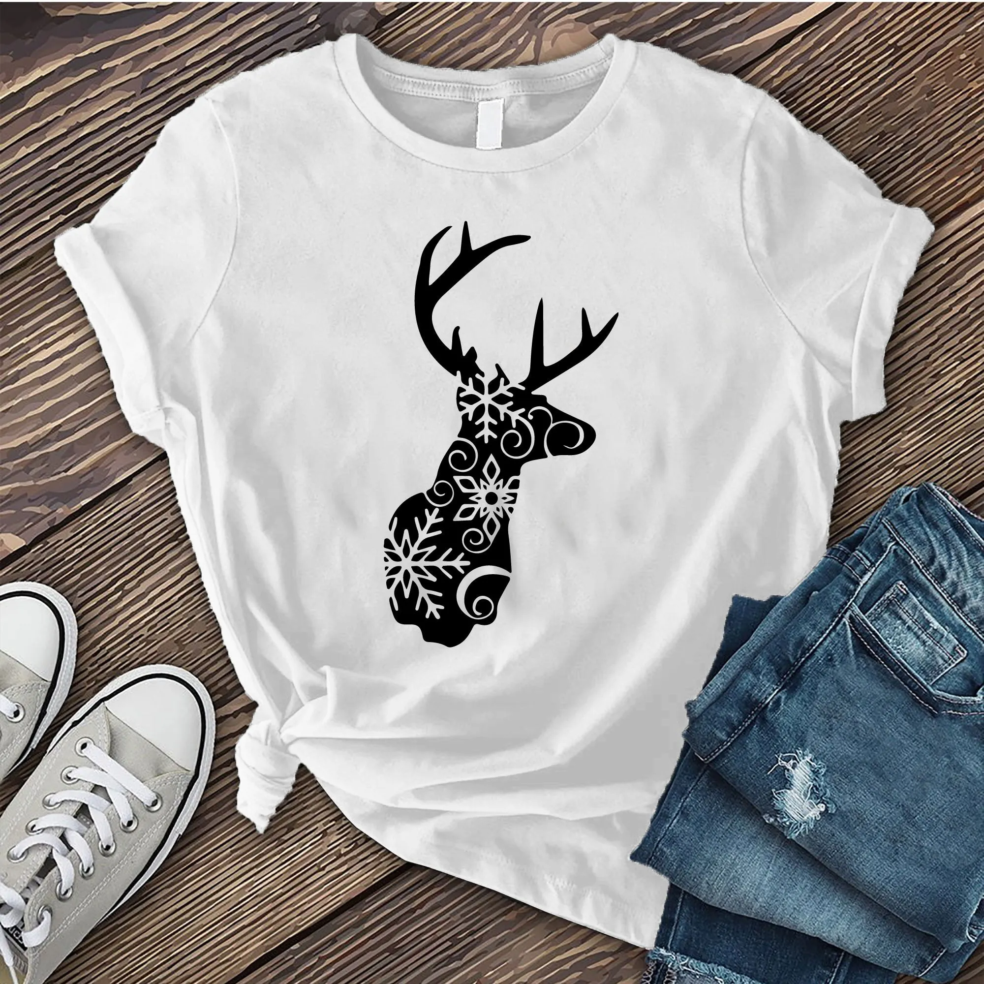 Snowflake Reindeer T-Shirt