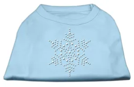 Snowflake Rhinestone Shirt  Baby Blue S (10)