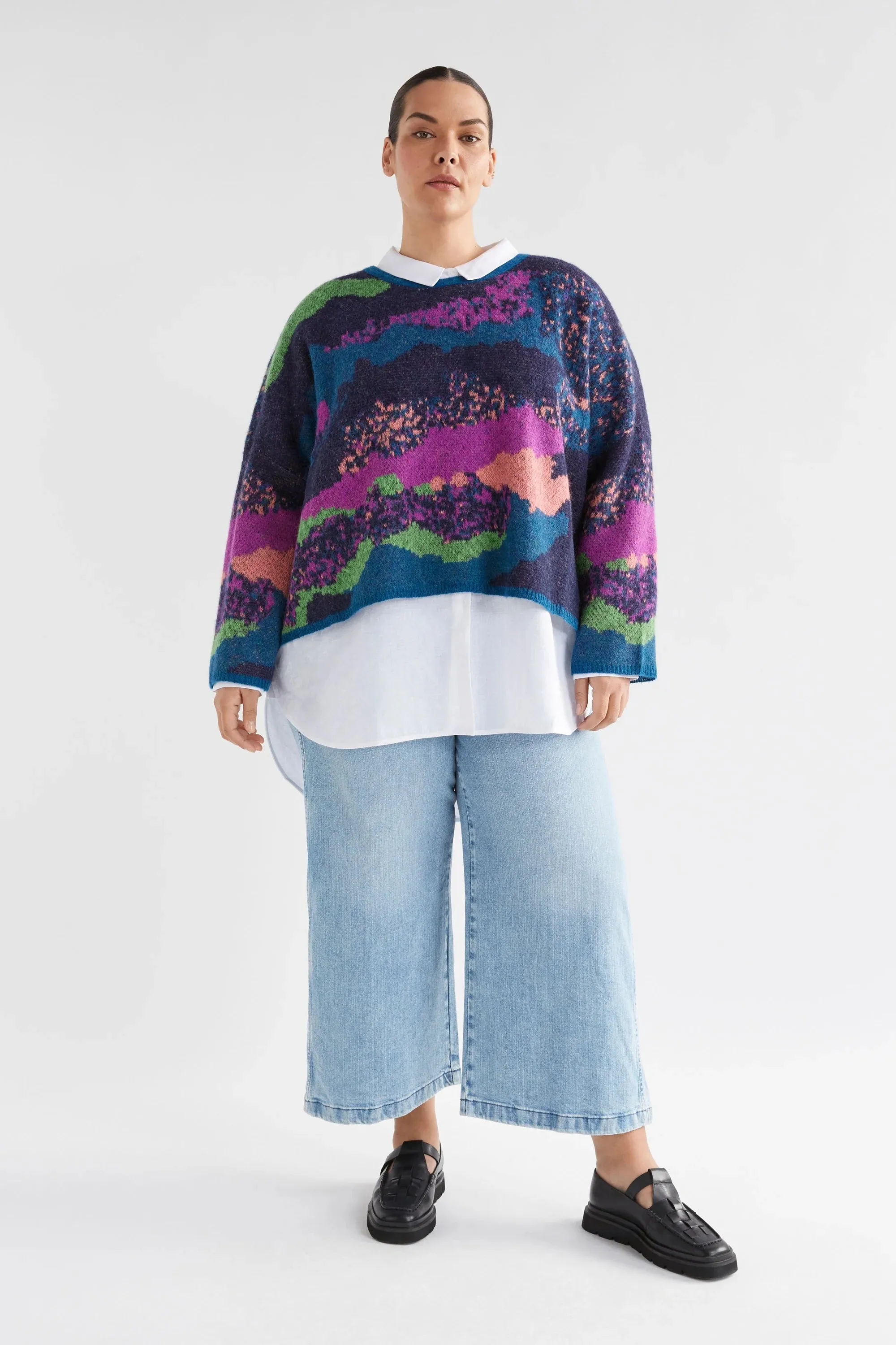 Sprache Sweater / Multi Jacquard