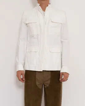 SS17 Ivory Military Shirt Jacket Sample