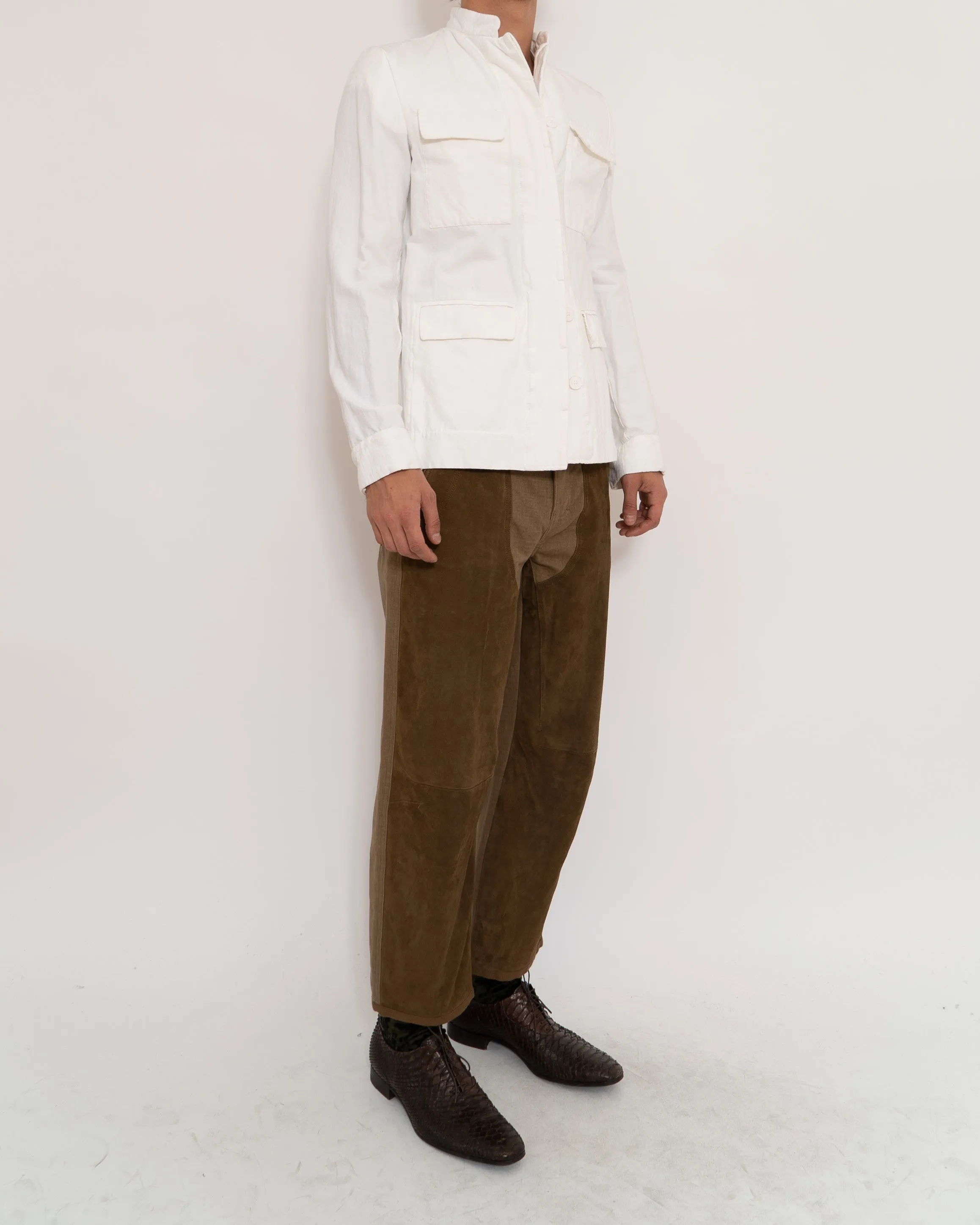 SS17 Ivory Military Shirt Jacket Sample