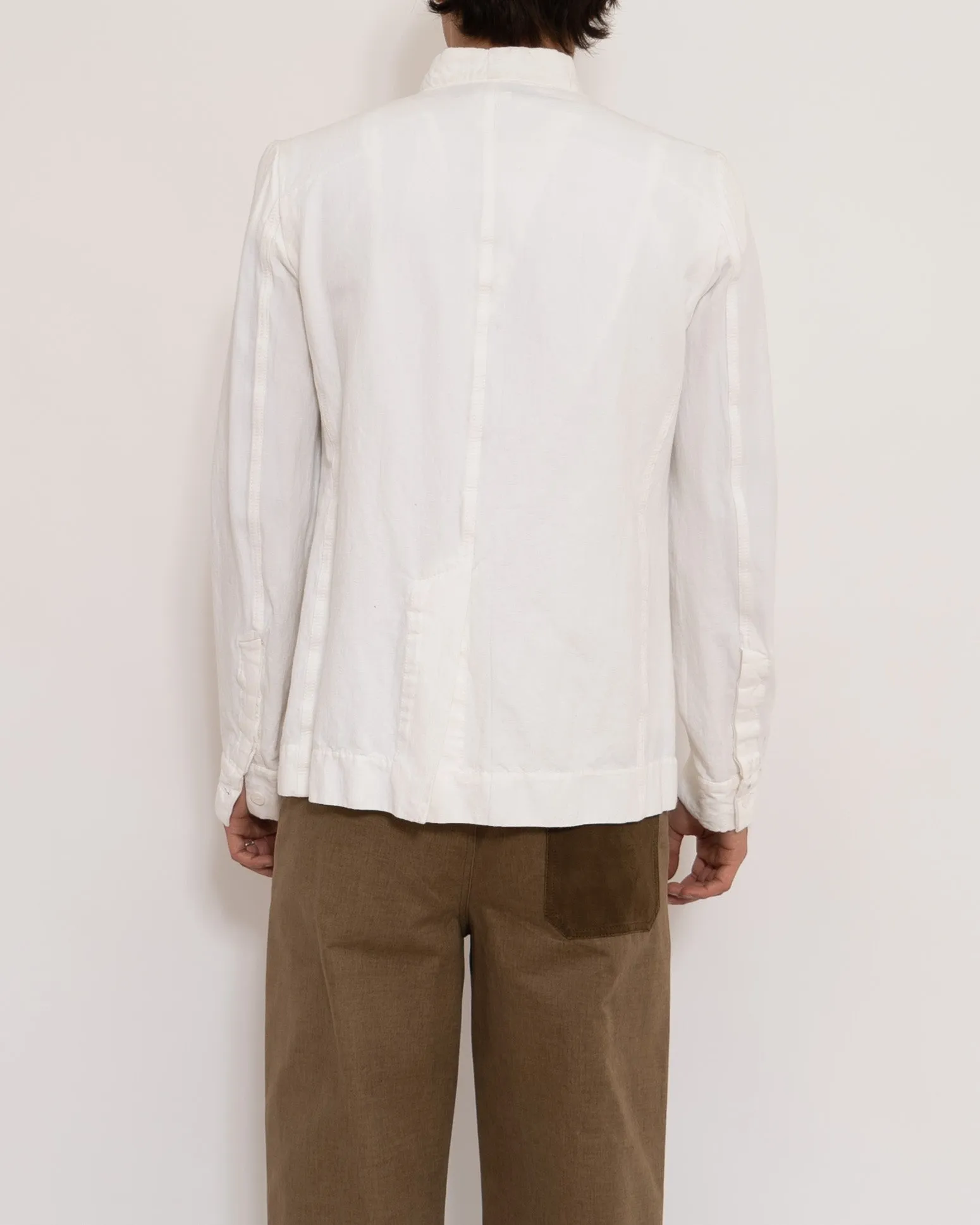 SS17 Ivory Military Shirt Jacket Sample