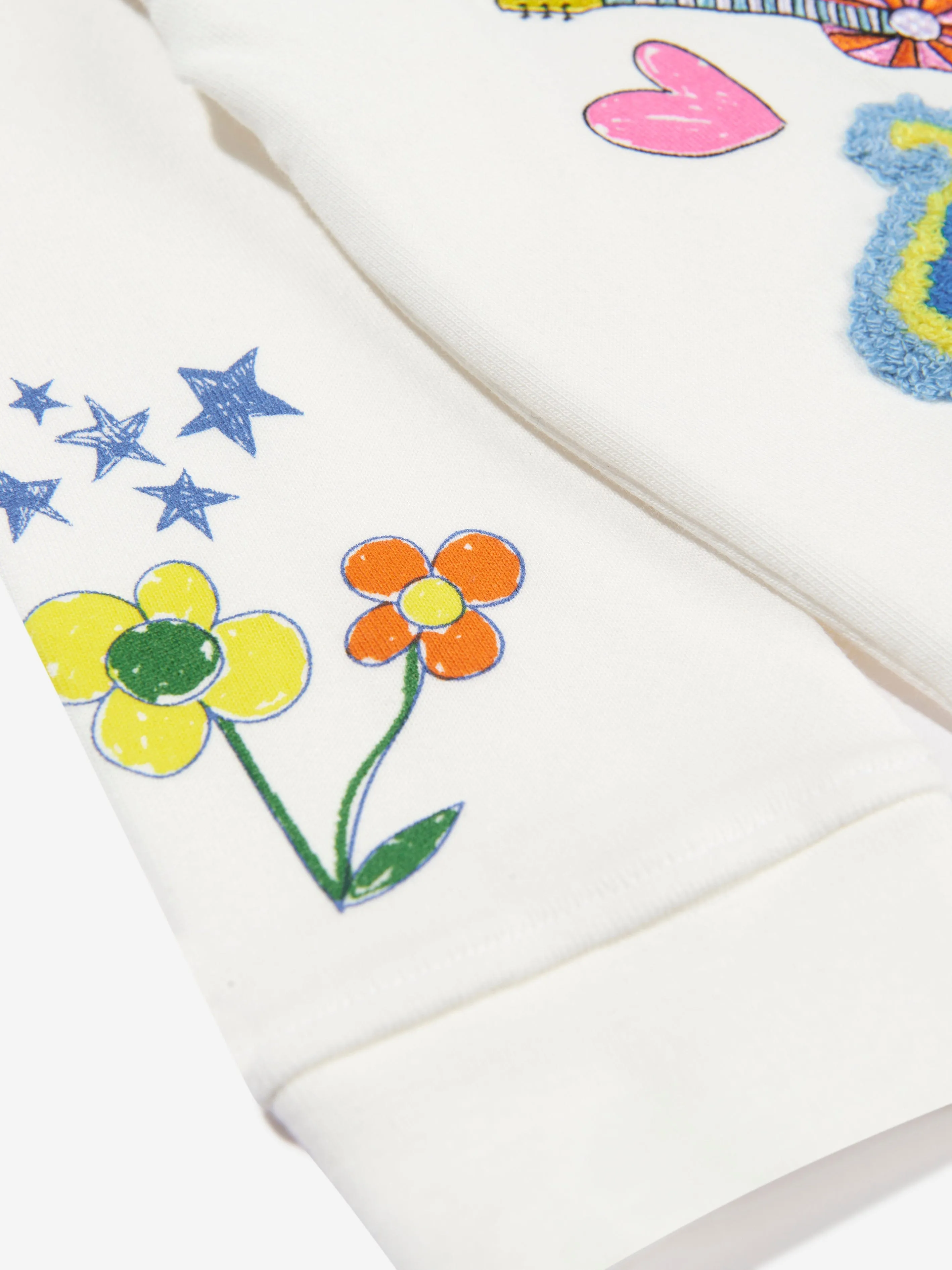 Stella McCartney Girls Illustrated Sweatshirt in Ivory