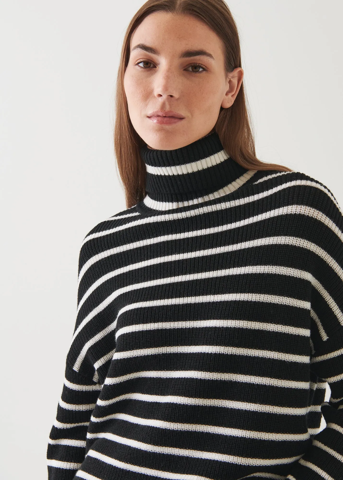 Striped Turtleneck