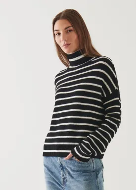 Striped Turtleneck