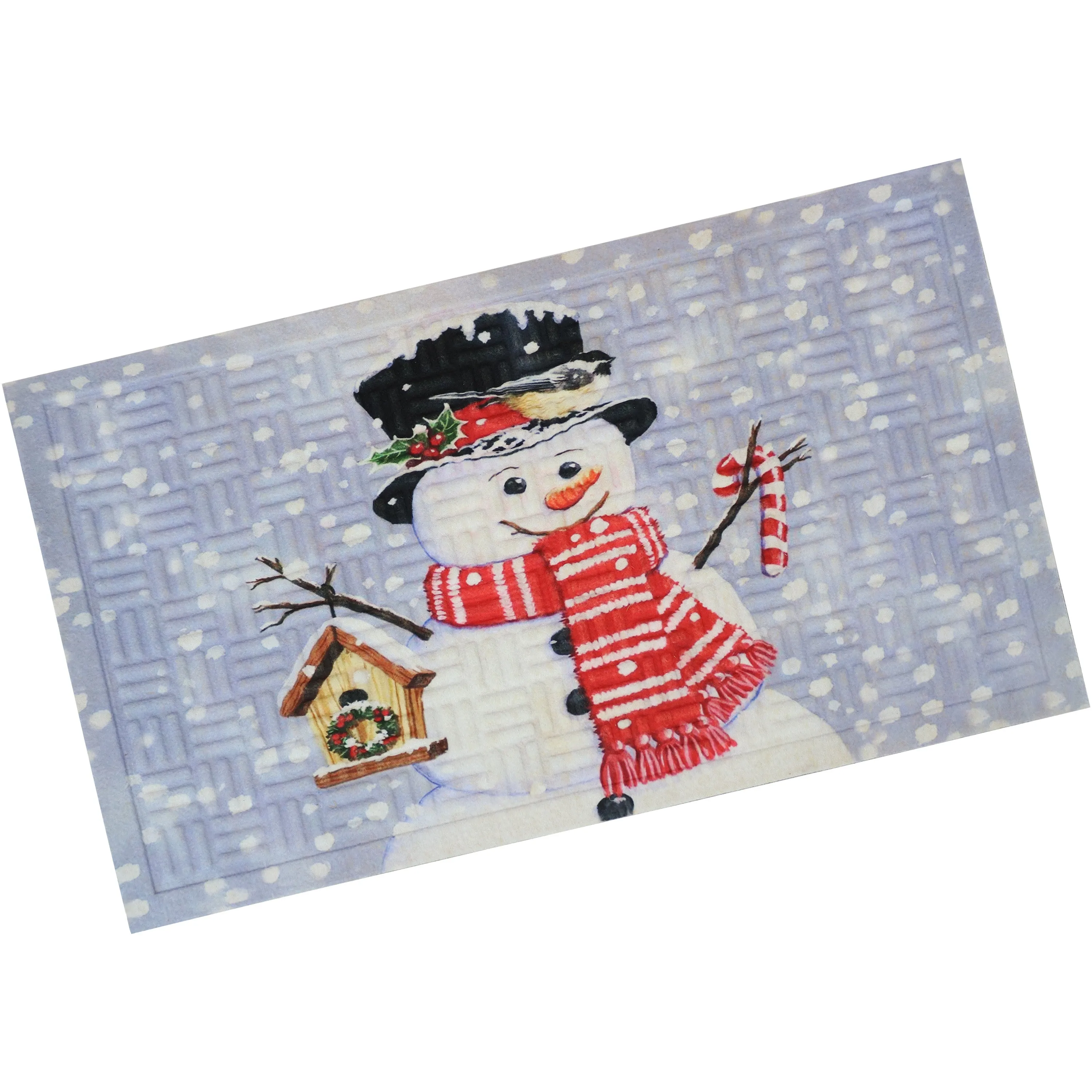 Sunnydaze 17.5" x 29" Indoor Holiday Entrance Mat